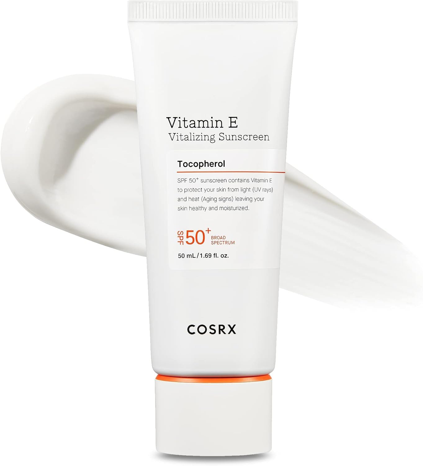 Korea Skincare Sunscreen Vitamin E Vitalizing SPF50 Lightweight Essential for Daily Skincare routine Summer Travel