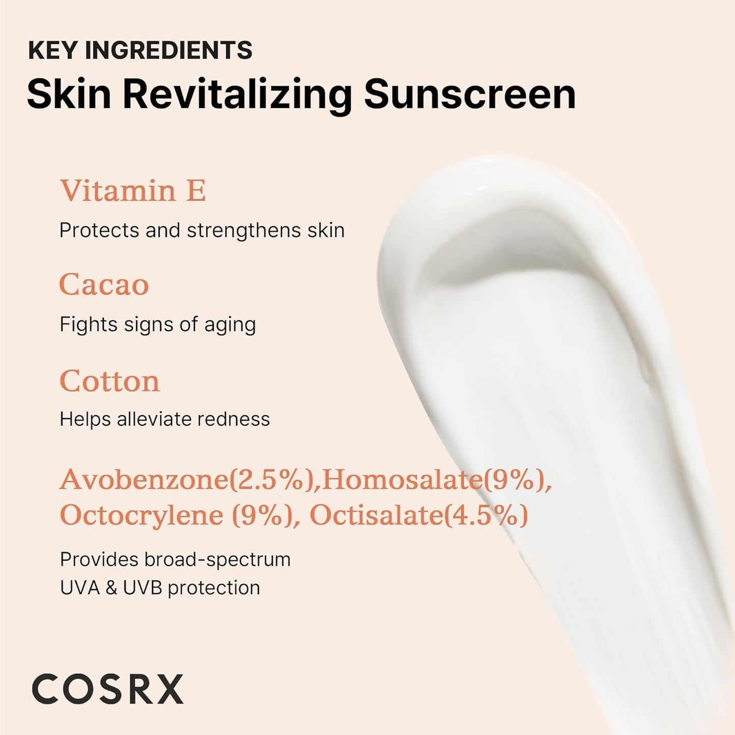 Korea Skincare Sunscreen Vitamin E Vitalizing SPF50 Lightweight Essential for Daily Skincare routine Summer Travel