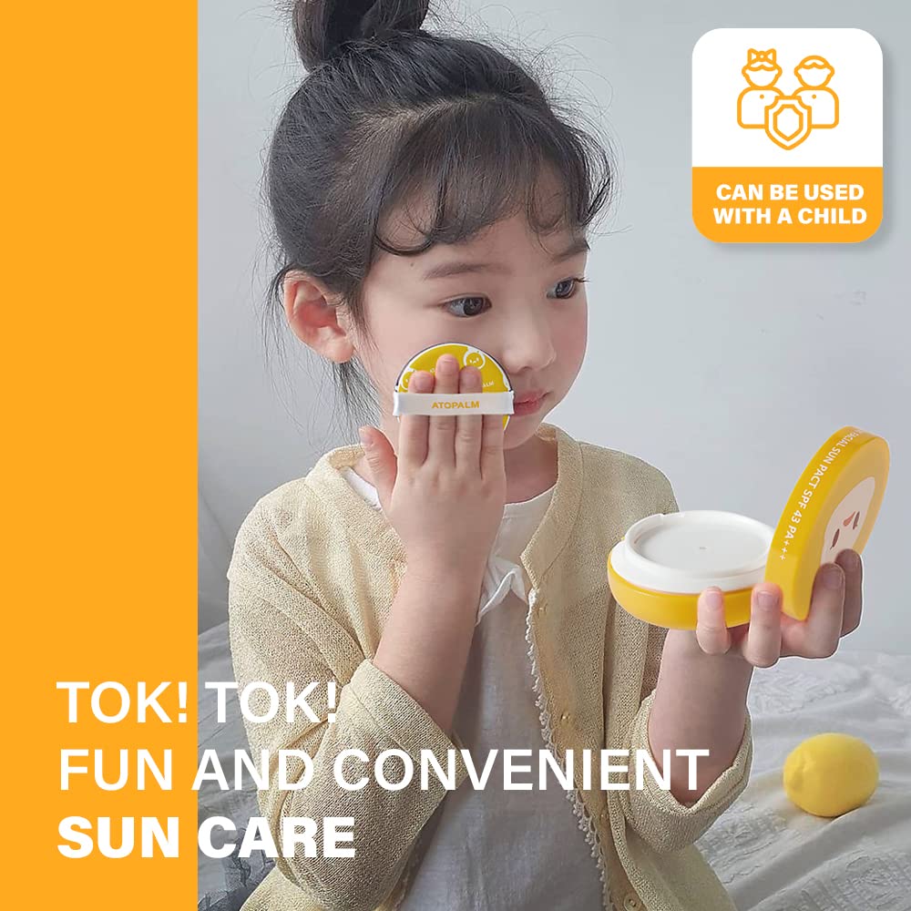 Korea Skincare Sunscreen for Kids Teens Sensitive skin Zinc Mineral Sun protection compact