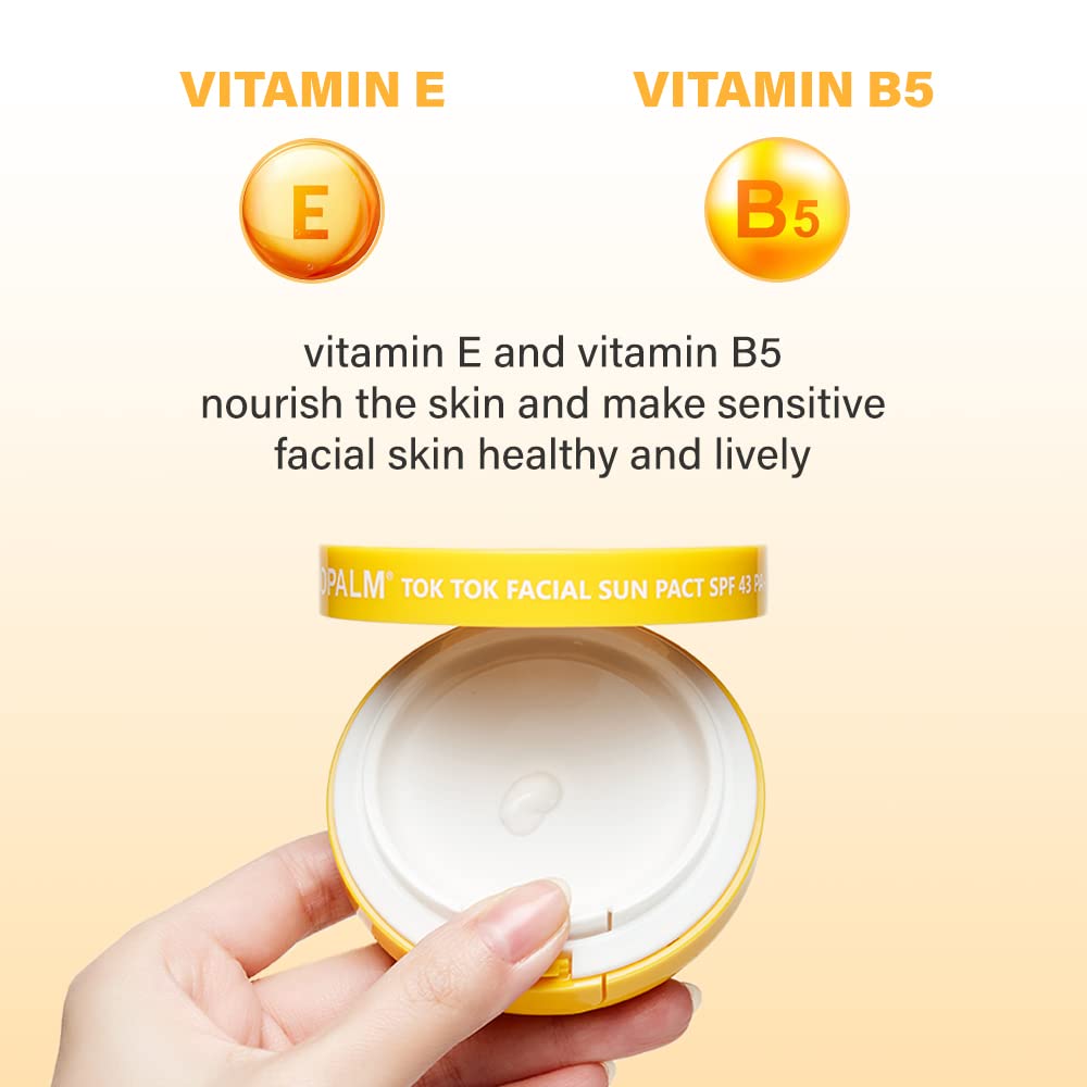 Korea Skincare Sunscreen for Kids Teens Sensitive skin Zinc Mineral Sun protection compact 15g SPF43 PA+++