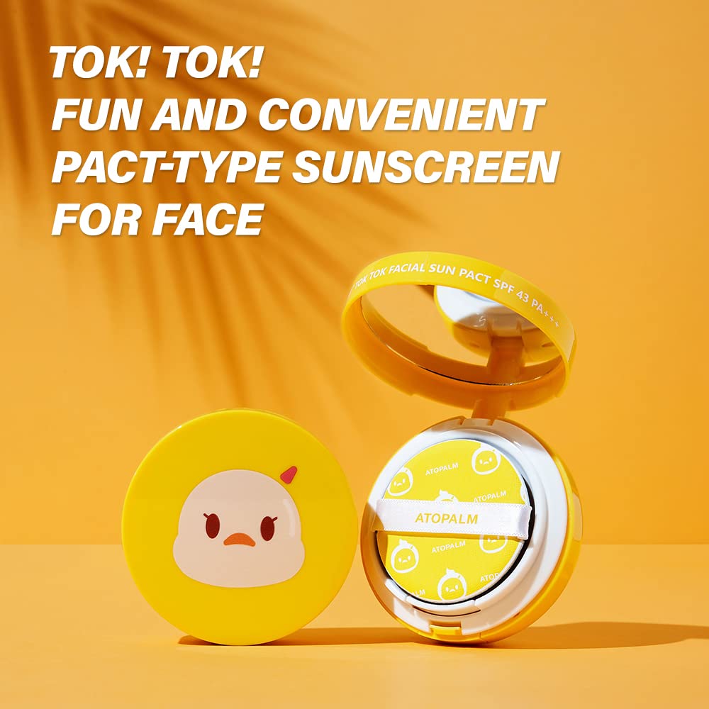 Korea Skincare Sunscreen for Kids Teens Sensitive skin Zinc Mineral Sun protection compact 15g SPF43 PA+++