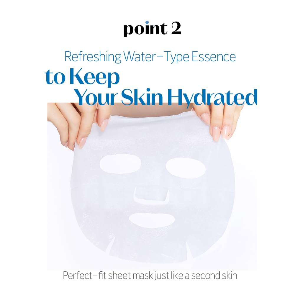 Korea Skincare Face Mask Sheet 10pcs Pack Panthensoside for Deep Moisture and PH balance of skin 