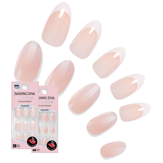 Magic Press False Nails Design 2 sets-Short Square Press On Nails