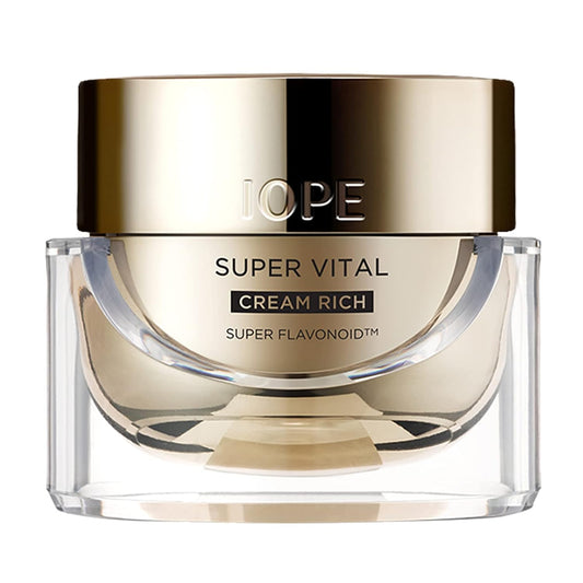 Best Korean Skincare for Anti aging over 40s 50s+ Plant extract Super Vital Cream Rich 50ml for Face and Neck