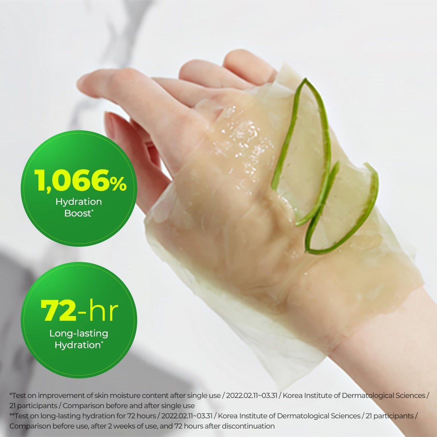 CURE Real Aloe Phyto Green Ampoule Mask 10pcs