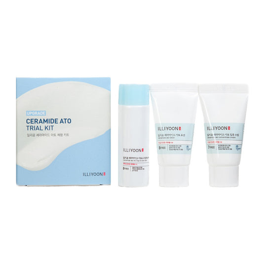 ILLIYOON Ceramide Ato Trial Sample Travel Gift kit 3pcs for all family
